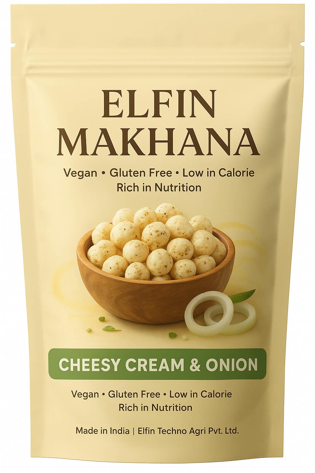 Cheesy Cream & Onion Makhana